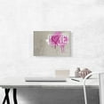 thumbnail image 2 of ARTCANVAS Pink Graffiti Love Canvas Art Print - Size: 18" x 12" (1.50" Deep), 2 of 9