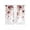 Red, variant on Red Flowers Sheer Curtains 72 Inch Length 2 Panels Set Window Treatments, Spring Floral Elegant Pastoral Watercolor Rod Pocket Semi Curtains for Living Room/Bedroom/Kitchen Décor, 104"W x 72"L