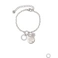 thumbnail image 2 of Delight Jewelry Silvertone Always My Mother Eternity Ring Silvertone Discover Dream Explore Zoey Charm Bracelet, 6.5+2" Extender, 2 of 4
