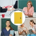 thumbnail image 3 of Limited Time Savings, Business Meeting Notebook, Office Tape Diary Notepad - For Professionals, Ideal for Note - taking, Record - keeping, Great for Work, Meetings Flash Deal | Paper, Yellow, 3 of 8