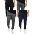 thumbnail image 1 of 4-Pack Mens Slim Fit Fleece Jogger Sweatpants (S-2XL), 1 of 2