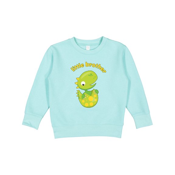 Inktastic Little Brother Dinosaur Toddler Sweatshirt