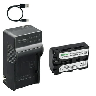 Chargeur USB LCD Pour Batteries Sony NP-77H/NP-55/NP-33 - Compatible Avec De Nombreux Caméscopes CCD Sony