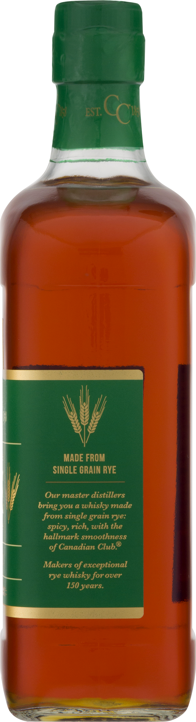 Canadian Club 100 Rye Whisky 750ml Walmart Com Walmart Com