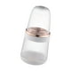 thumbnail image 1 of Organizador de cosméticos desmontable para brochas de maquillaje, con capa fija de silicona suave. Blanco, 1 of 9