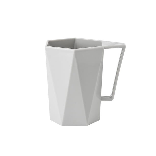 Billuyoard Portacepillos para taza de bebida, taza de café, mano de obra fina de larga duración con asa, tazas de atractivas antideslizantes Juegos de accesorios de baño Gris Billuyoard HA080957-03