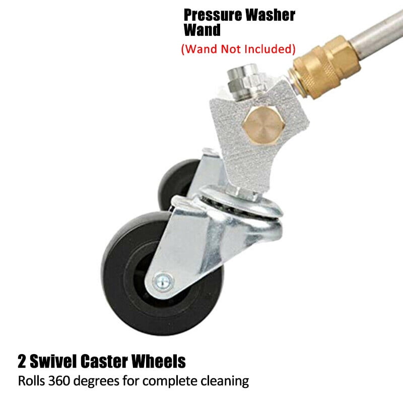 Undercarriage Cleaner Swivel Wheel For Pressure Washer Undercarriage