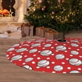 thumbnail image 6 of Sikiie Cute Baseball 30-48 inches {designName} Print Christmas Tree Skirt Snowman Xmas Tree Skirt with Edge Christmas Decorations for Holiday Party48", 6 of 7