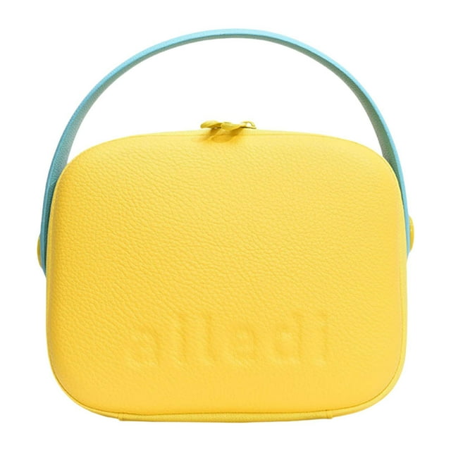 Yinanstore Cosmetic Case Multipurpose Toiletry Bag for Beach Trips Traveling Parties Dating yellow