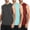 Black & Aqua & Red, variant on 3-Pack Men's Moisture Wicking Performance Sleeveless Muscle Tee (S - 3XL)