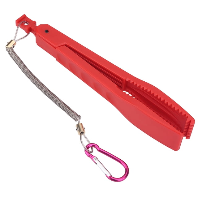 Fish Controller Portable Plastic Fishing Gripper Fish Controller Tightening Clamp Grip Fishing Accessories Red