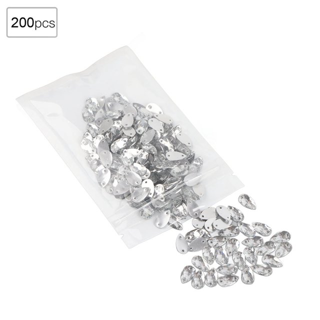 Rhinestone Drip,200 Pcs Crystal Bead Diamond Bead Crystal Bead Striking Appearance