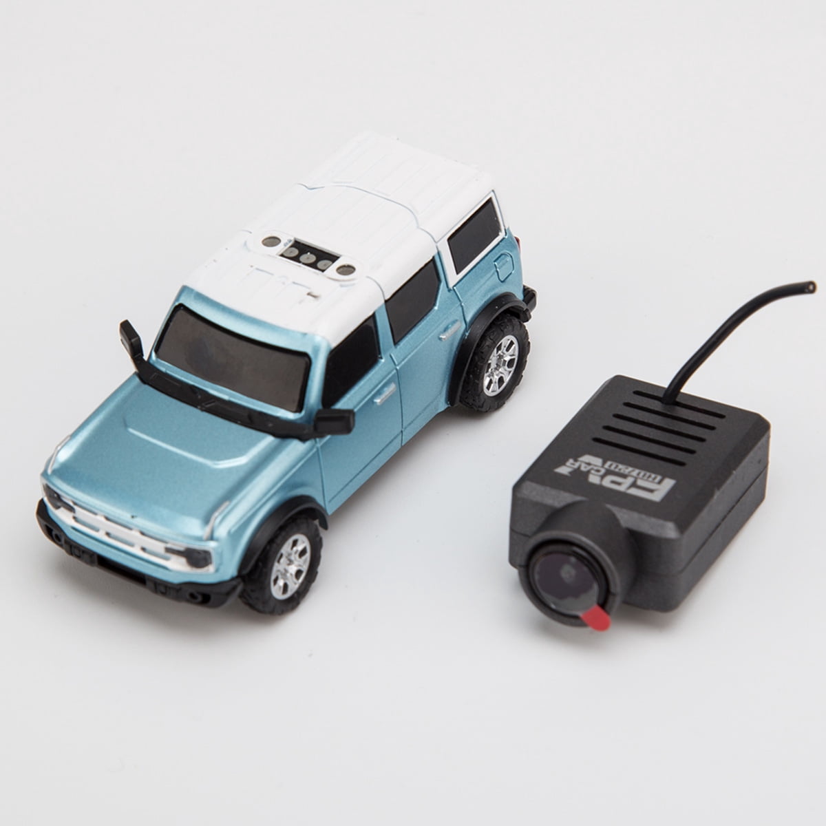 FPV Mini RC Car with Camera, WL 1/64 Scale APP-Controlled Fully Proportional FPV Mini Racing Drift Car with 3-Speed Modes and Underbody Lighting