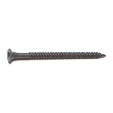 

#8 x 2-1/2 Black Phosphate Steel Fine Thread Square Drive Bugle Head Drywall Screws DWSCR-143