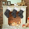 thumbnail image 3 of Coolnut Halloween Spider Christmas Stocking 2PCS, Large Fireplace Xmas Hanging Stockings with Plush Cuff for Family Holiday Party Decorations, 17.71"x 12.20", 3 of 7