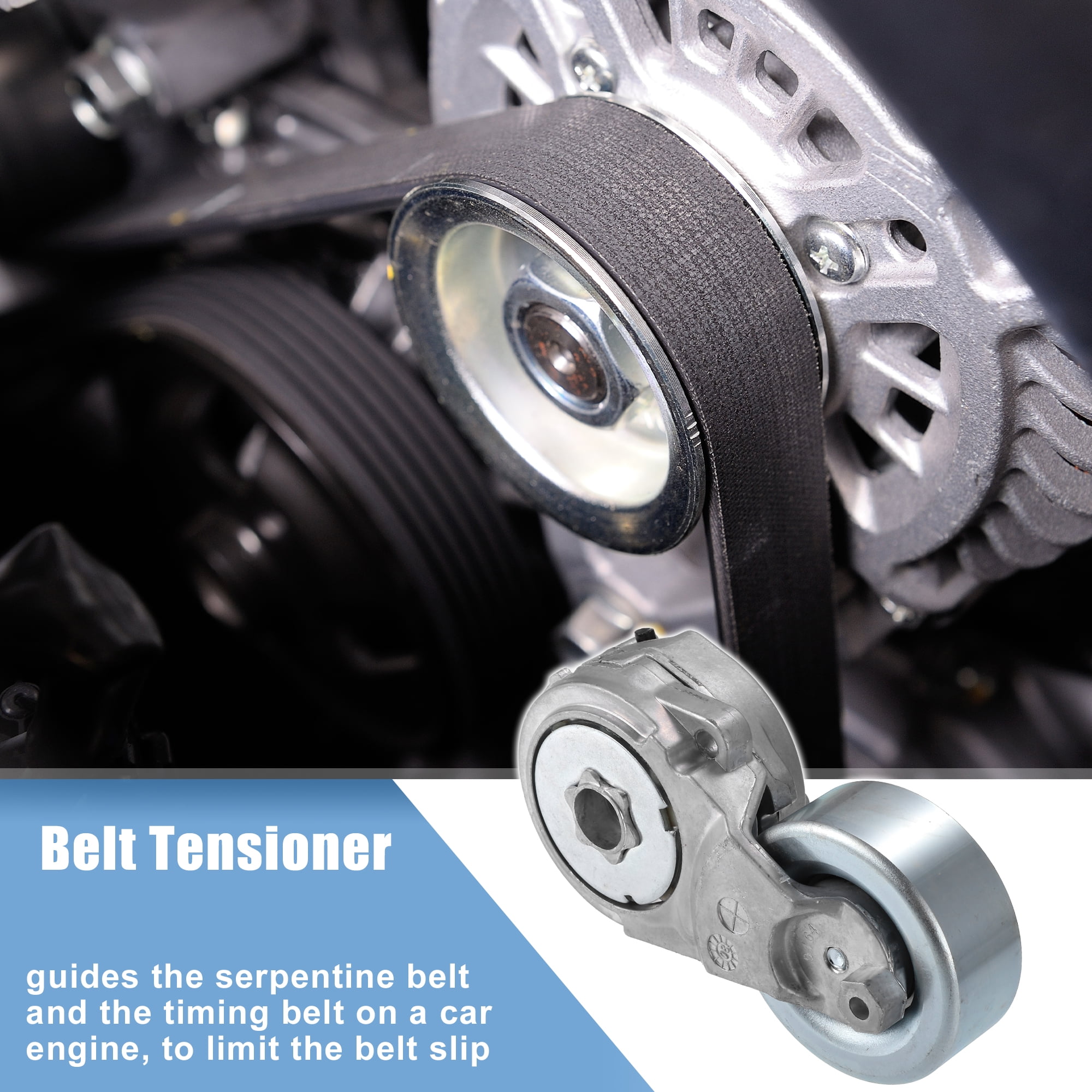 Accessory Drive Belt Tensioner Assembly Serpentine Belt Tensioner for Nissan Tiida 11-18 No.11955EN200