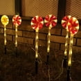 thumbnail image 2 of Bearachild Light Solar Garden Patio Lámpara de césped Pathway Candy Night Paisajismo Iluminación Decoración Suelo Inserción Recargable Iluminación y accesorios Rojo Bearachild HA072962-02, 2 of 6