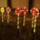 thumbnail image 5 of Bewildely Light Solar Garden Patio Lámpara de césped Pathway Candy Night Paisajismo Iluminación Decoración Suelo Inserción Recargable Iluminación y accesorios Rojo Bewildely HA072962-02, 5 of 6