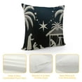 thumbnail image 4 of GOSMITH  Farmhouse Christmas Jesus Stables Throw Pillow Covers Black White Nativity Christmas Tree Star Best Wishes Gifts Pillow Cases  Winter Holiday Cushion Cover for Couch, 4 of 5