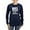 Navy, variant on CafePress - VOTE Like Your Rights Depend O Long Sleeve T Shirt - Women's Long Sleeve Graphic Tee Casual Fit