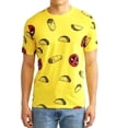 thumbnail image 3 of Marvel Deadpool Yellow Taco All-Over Print Men's T-Shirt (Small), 3 of 4