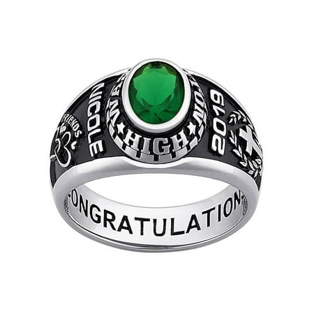 Freestyle Women's Celebrium Classic Oval Stone Class Ring, Personalized, High School or College