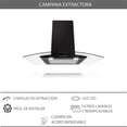 thumbnail image 4 of Combo de cocina parrilla de 4 quemadores de induccion magnetica y campana de 76 cm SUPRA PISTOYA, 4 of 7