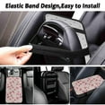thumbnail image 6 of Yuyamidu Cherry Center Console Armrest Covers for Cars Trucks Sedans Armrest Cover Daisy Automotive Arm Rest Cushion Pad Protector Flannel Car Comfort Accessories, Pink, 6 of 7