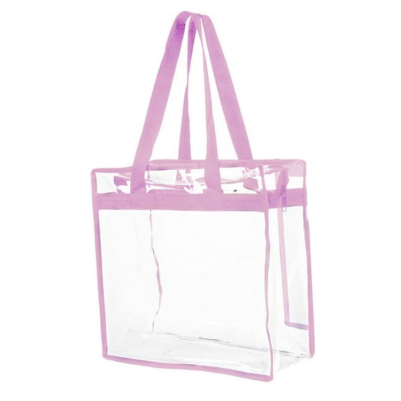 Necvior Transparent Shoulder Bag for Women Female Travel Bag Beach Bag Stadium Sport Bag