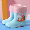 thumbnail image 2 of Huanglei Kids Shoes Short Rain Boots For Womens Ankle Rainboot Slip On Garden Boot Rubber Shoes, 2 of 4