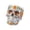 typeC, variant on Colorful Sugar Skull Glass Cup Dia de los Muertos Tumbler for Day of the Dead Parties and Themed Beverage Service
