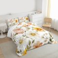 thumbnail image 3 of Manfei Vintage Flowers Bedding Comforter Set 2pcs for Children Teens Adults,Chic Floral Blossoms Twin Comforter Sets Microfiber,Spring Garden Breathable Bedding Set,Microfiber Bedroom Decor, 3 of 8