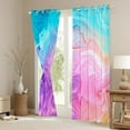 thumbnail image 3 of jejeloiu Colorful Splashing Ink Black Out Curtains,Watercolor Splatter Ink Curtains Pack of 2 (42x63 Each),Abstract Aesthetic Art Bedroom Curtains,Super Cozy Room Decor, 3 of 6