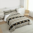 thumbnail image 3 of Homewish Rustic Western Aztec Bedding Comforter Set,Boho Bohemain Geometric Twin Comforter Sets,Bl;Ack Orange Gray Bedding Set For Teens,Breathable Home Decor Reversible,2 Pieces, 3 of 8
