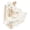 Beige Gold, variant on Riousery Resin Angel Wall Shelf European Exquisite Beautiful Decoration Rack for Bedroom Living Room Kitchen Beige Gold 16.14 inches / 41 cm Long Premium Floating Shelf Decor Art