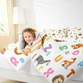 thumbnail image 2 of Feelyou Cartoon Letter Twin Comforter Sets, Animal Bedding Set, 2-Piece, 2 of 6