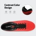 thumbnail image 6 of BURUDANI Men Sports Athletic Light Outdoor Football Soccer Cleats Shoes RED/BLACK Size 8.5, 6 of 7