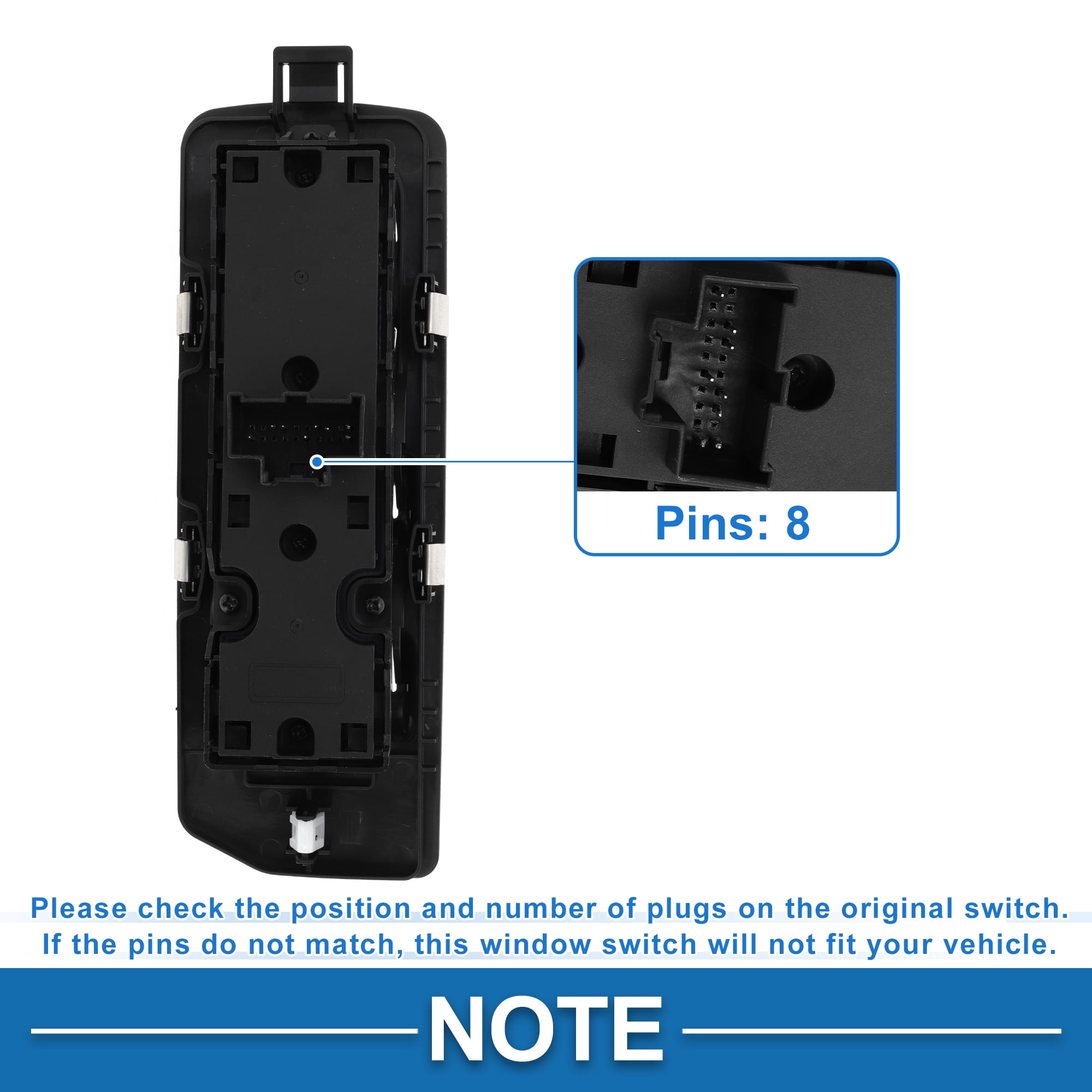 Unique Bargains Power Window Switch No.FL3Z14529CB for Ford Expedition F-150 Black