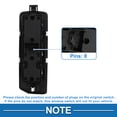 thumbnail image 4 of Interruptor de ventana eléctrica Unique Bargains No.FL3Z14529CB Interruptor de control de ventana para Ford Expedition F-150 Negro, 4 of 7