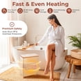 thumbnail image 5 of SereneLife SLTLR660W Rectangular Bucket-Large Capacity Single Touch Towel & Blanket Warmer with Built-in WiFi Capability (Natural), 5 of 7