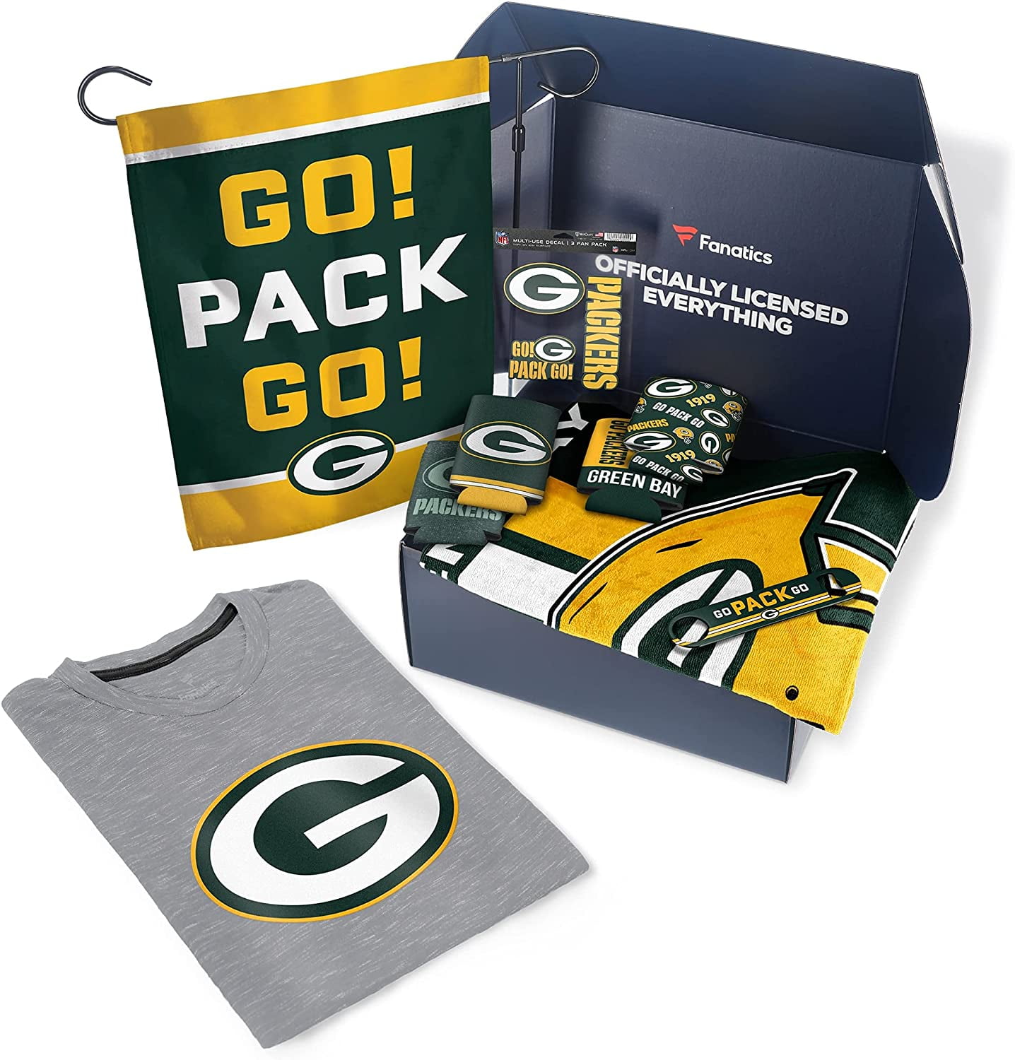 walmart.com | Fanatics NFL_ Pack Tailgate Game Day Essentials T-Shirt Gift Box