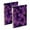 Glowing Purple Butterfly, variant on Wirebound Notebook Hardcover Spiral Notebooks Brown-blue Butterfly Pattern, 60 Pages, 80 GSM, 5.7 x 8.3in