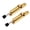 Bright Gold, variant on Kickdown Door Stop 2-Pack Easy Step Door Stopper Spring Loaded Telescopic Step On/Off Door Stopper Rubber Adjustable Heavy Duty Door Locks Holder Stop/Release by Foot (Black)