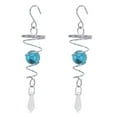 thumbnail image 4 of Gazing Ball Spiral Tail Wind Spinner,2Pcs Gazing Ball Spiral Gazing Ball Spiral Tail Wind Spinner Stabilizer Stainless Steel Wind Chimes Highly Versatile, 4 of 12