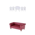 thumbnail image 1 of 1/12 Muebles de , Material: Metal / / Cuero PU, Color: / Rojo, 1 of 9