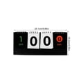 thumbnail image 2 of Mobutofu Black Perpetual Calendar For Housewarming 1Pcs 9.9*4.0in, 2 of 8