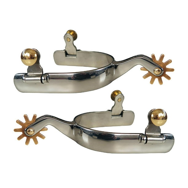Decoración de botas de caballo de vaquero del oeste de acero inoxidable para botas, equipo ecuestre Mujeres Argent