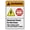 Warning Sign 3, variant on Notice Private Driveway - No Trespassing Solicitors Outlet Sign 8"x12" Rust Free Aluminum - UV Printed Outdoor Yard Sign for Home Business Driveway Alert, Driveway Restriction Sign