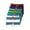 Two-Tone Awning Stripes-Red/Navy/Lt.Grey/Green/Blue/White, variant on Junior Boy Seamless Boxer Briefs, Boyshorts Panty, Two-Tone Awning Stripes Multi Colors, One Size, 6-Pack