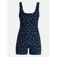 thumbnail image 5 of No Boundaries Women's Cotton Stretch Ribbed Romper, Sizes XS-XXXL, 5 of 5